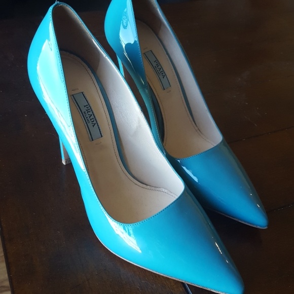 Prada Heels - Turquoise - Picture 3 of 3